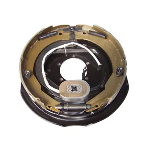 Freio elétrico de 12", 5 parafusos, círculo de 4.5", rolamentos L44610, capacidade de 3500 lb